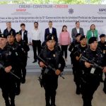 Entrega AMH insignias a 5ª generación de la Unidad Policial de Operaciones Especiales de Oaxaca