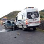 Accidente mortal de camioneta de pasaje deja una víctima fatal