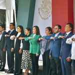 Dirige 65 Legislatura ceremonia cívica e izamiento de bandera en Oaxaca
