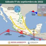 En Oaxaca lluvias más intensas en el Istmo, Costa, Sierra Sur, Sierra Norte, Cuenca del Papaloapan y Mixteca