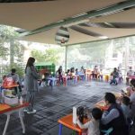 Peques juegan y aprenden en el Taller Arquitectura para la Infancia