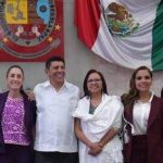 Claudia Sheinbaum asiste a la toma de posesión de Salomón Jara como gobernador de Oaxaca