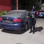 Policía de Santa Lucía asegura vehículo con reporte de robo