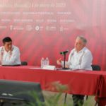 Evalúan avances del Plan de apoyo a las personas afectadas por el huracán Agatha en 2022 en Oaxaca