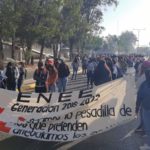 Marchan normalistas de Oaxaca y entreguen su pliego petitorio.