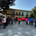 Protestan en Oaxaca para exigir que no dejen en libertad a los hermanos Villaseca