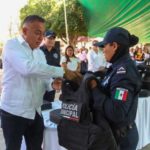 Fortalece Chente Castellanos a policía municipal para beneficio de las y los Xoxeños