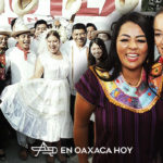 Reciben a Sheinbaum entre música y porras en Oaxaca