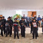 Rinde Fiscalía de Oaxaca homenaje de cuerpo presente a Agente Estatal de Investigación caído en el cumplimiento de su deber
