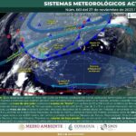 Se prevén lluvias fuertes y moderadas en la entidad