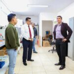 Supervisa Fiscal de Oaxaca, Bernardo Rodríguez Alamilla trabajos de rehabilitación del Instituto de Servicios Periciales