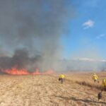 Atiende Coesfo dos incendios suscitados en Valles Centrales