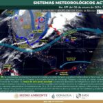 Frente frío número 25 provocará precipitaciones, bajas temperaturas y fuertes vientos en mayor parte del estado